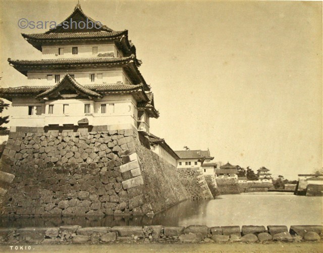 江戸城蓮池堀富士見三重櫓写真